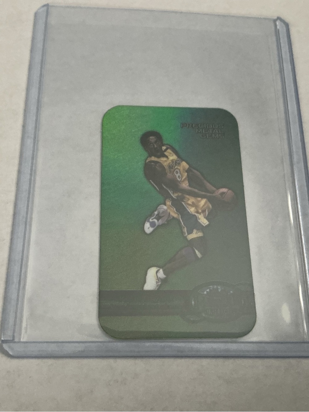 Precious Metal PMG Gems Kobe Bryant Michael Jordan Holo Promo Tobacco Card - Picture 3 of 4